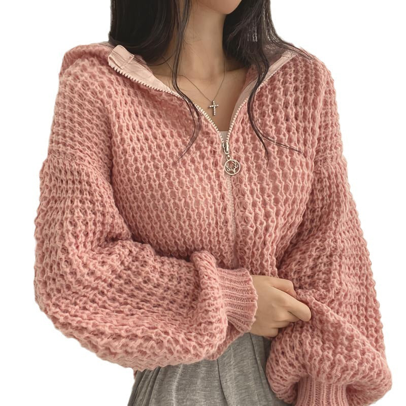 Cardigan Tricoté Ample et Confortable